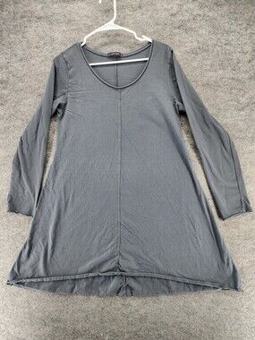 Cut Loose Dress Womens Medium Long Sleeve Gray A Line
